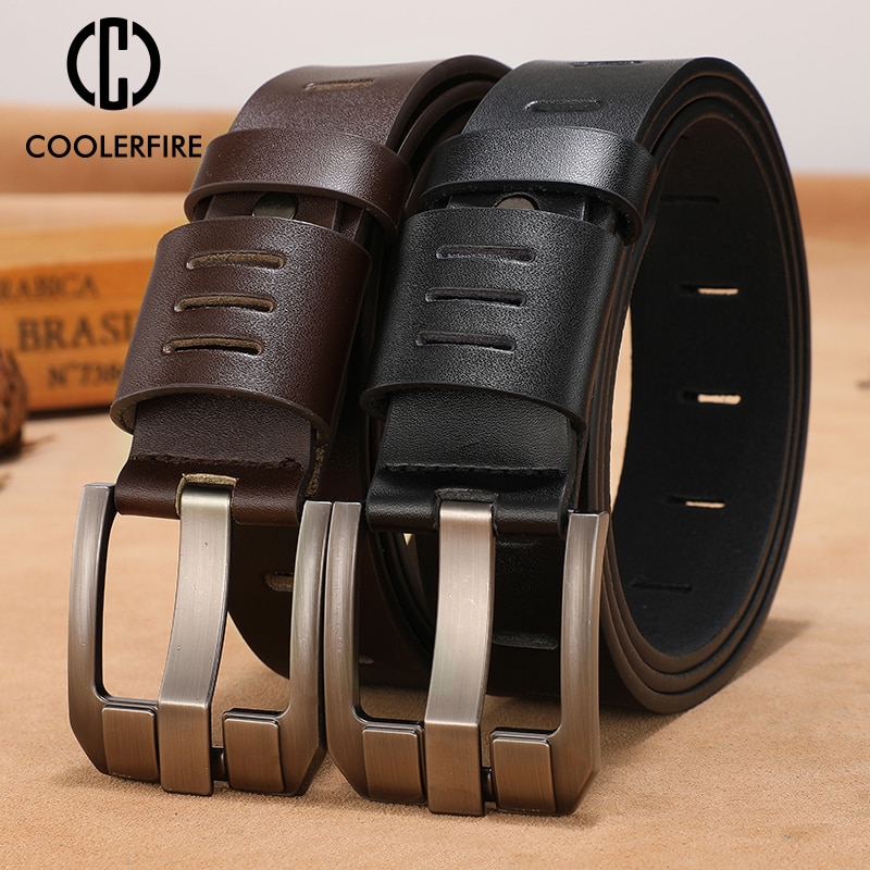 Buckle Leather Belts - Genuine Leather Belts