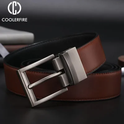 Genuine Leather Reversible Belt Man - Image 2
