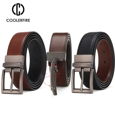 Genuine Leather Reversible Belt Man - Image 4