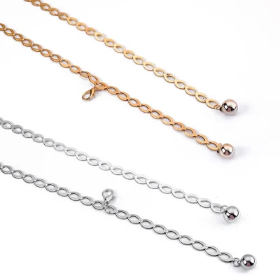 Metal Ball Pendant Waist Chain Women Thin Belt Gold Sliver Color Long Girdle Female Strap For Dress Skirt Decorative Waistband - Image 3