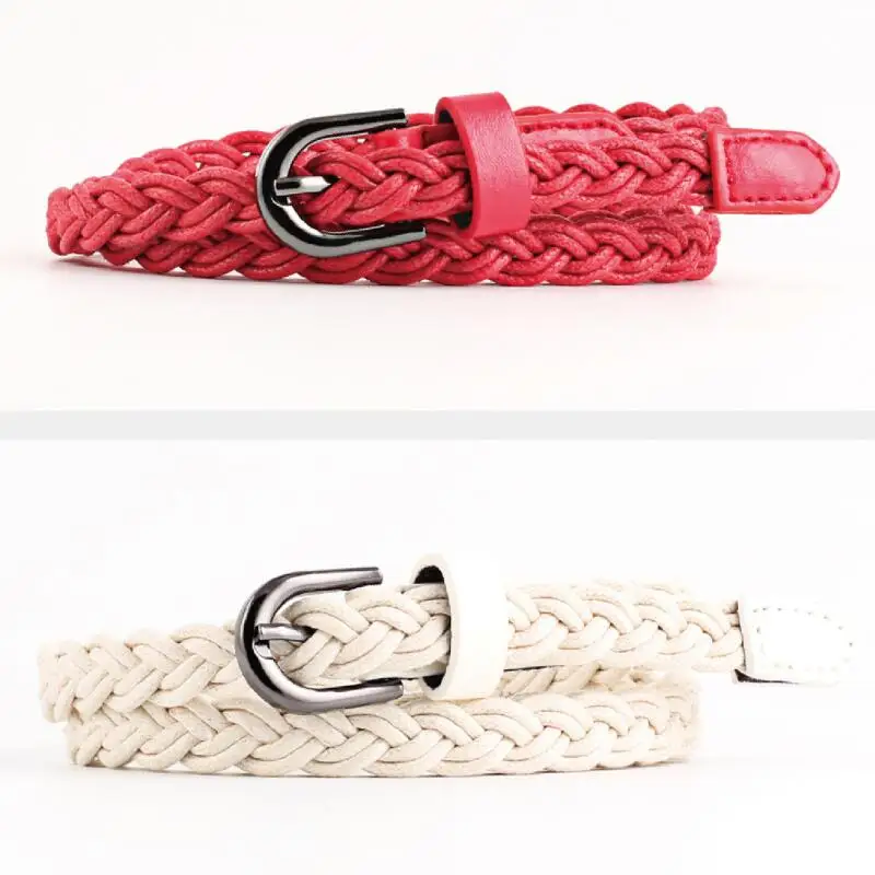 Hemp Rope Braid Belt for Female High Quality Ceinture Femme Candy Colors - Image 3