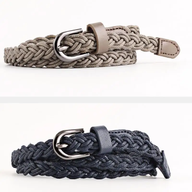Hemp Rope Braid Belt for Female High Quality Ceinture Femme Candy Colors - Image 4